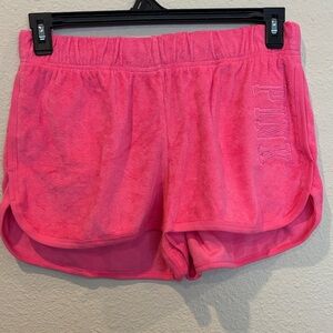 NWT VS PINK Pink Terry Cloth Women's Shorts